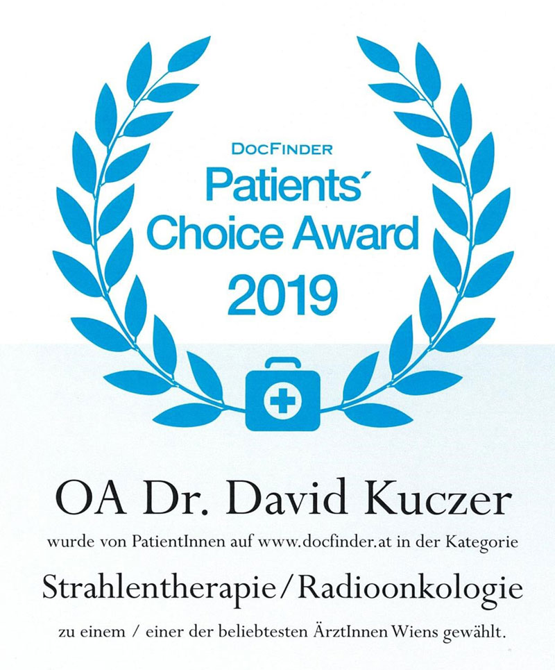 2029 Patient's Choice Award - Dr. David Kuzcer