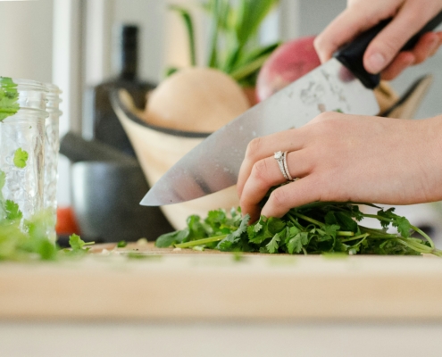 Radiotherapy Centre - vegetable cutting