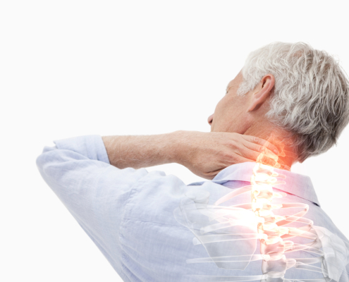 non-malignant diseases - spine pain of man