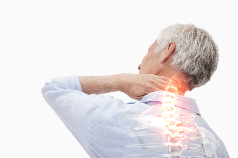 non-malignant diseases - spine pain of man