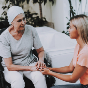 novocure technology - Cancer Patient on a Wheelchair