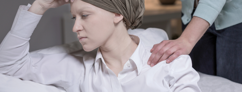 radiotherapy centre - Portrait of elegant woman having breast cancer
