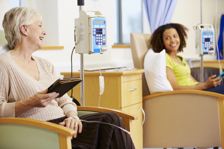 radiotherapy centre - Female Patients Undergoing Chemotherapy