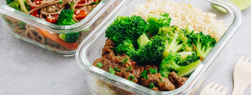 external radiotherapy - Meal prep lunch box containers with quinoa